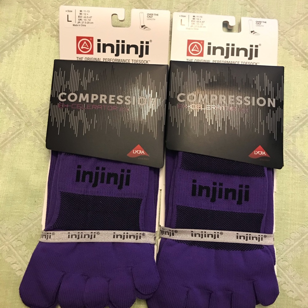 Injinji performance 2.0 socks size large
